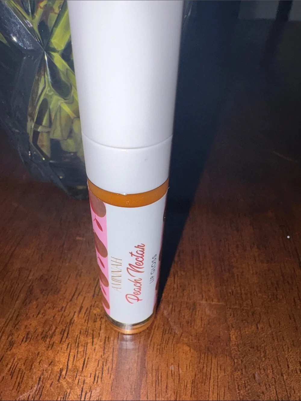 Aminnah Peach Nectar Lip Gloss — Peach Nectar Shade